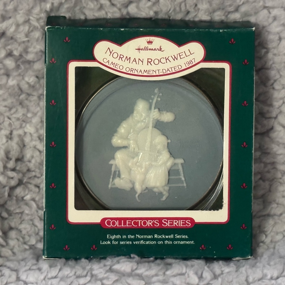 Hallmark Norman Rockwell 1987 Vintage #8 Christmas Dance Ornament